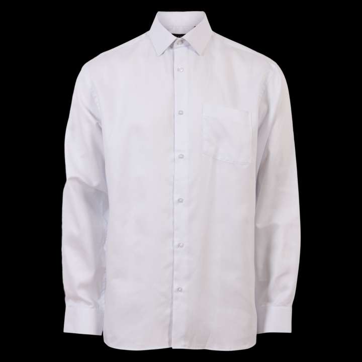 Priser på Carnét Oak Herre Skjorte Plus Size - White Structure - 5XL