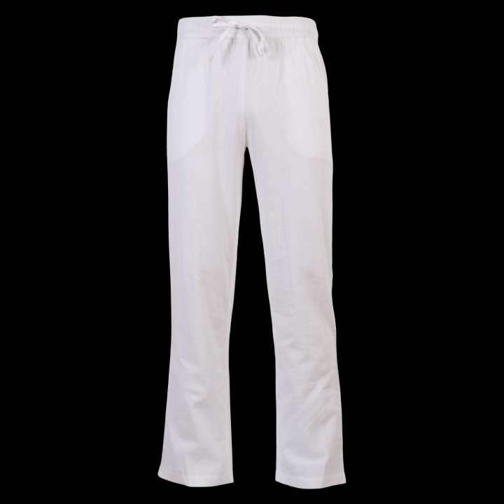 Priser på Steenholt Linett Dame Bukser i hørmix - Bright White - XS