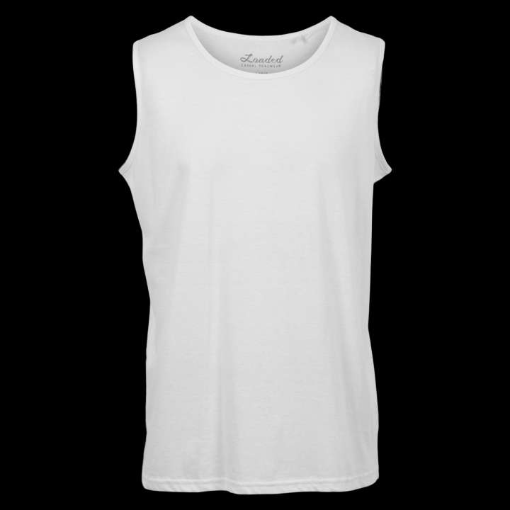 Priser på Loaded Belfast Herre Tanktop - White - 3XL