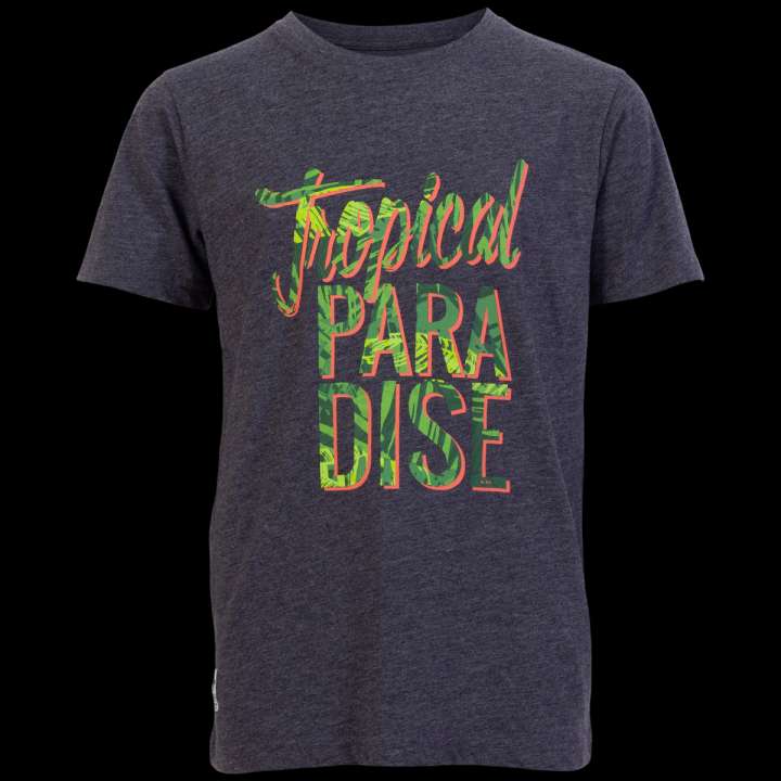 Priser på N.O.H.R. Drenge T-shirt - Denim Melange - 146/152