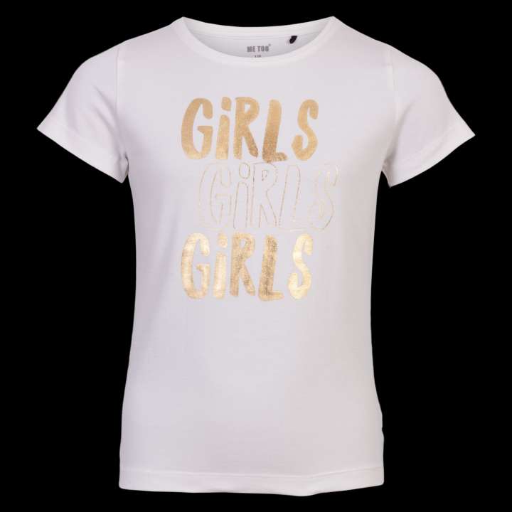 Priser på Me Too Pige T-shirt - Cloud - 128