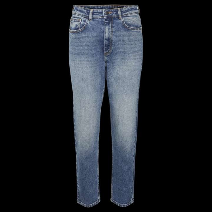 Priser på Noisy May Noise May Moni HW Dame Jeans - Dark Blue Denim - 31/30
