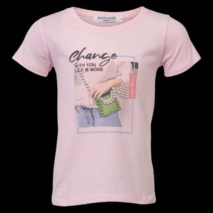 Priser på Pige T-shirt - Rosa - 152