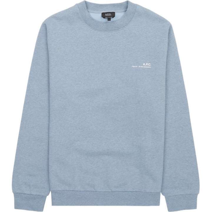 Priser på A.P.C Regular fit COHBP M27939 GOTS Sweatshirts Lysblå
