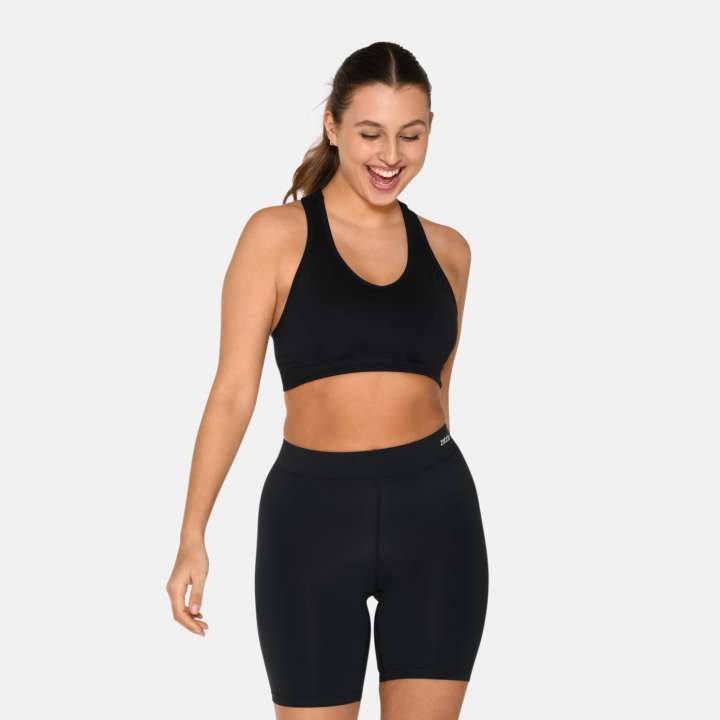 Priser på Zebdia Dame Sports BH - Black - XL/2XL