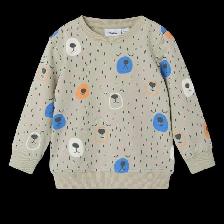 Priser på Guppy Fenris Baby Sweatshirt - Pussywillow Gray - 80