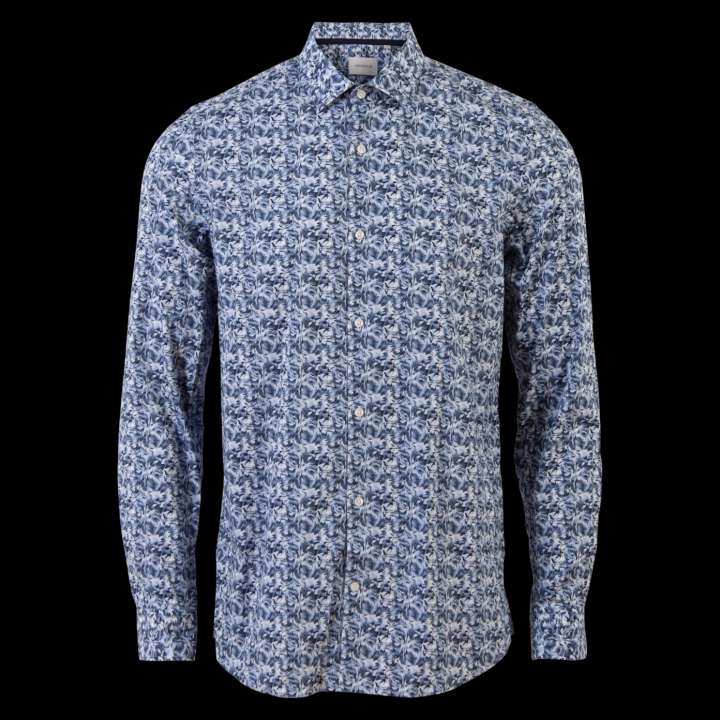 Priser på Gnious Herre Skjorte - Moonlight blue - S