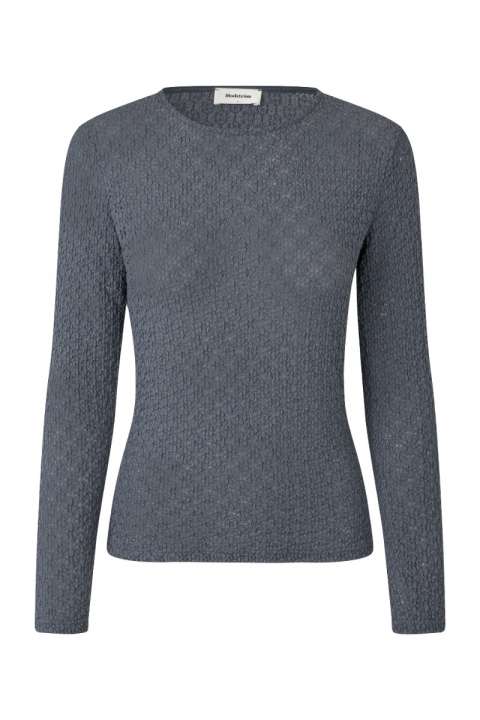Priser på Modström - Bluse - Mynte LS Top - Ombre Blue
