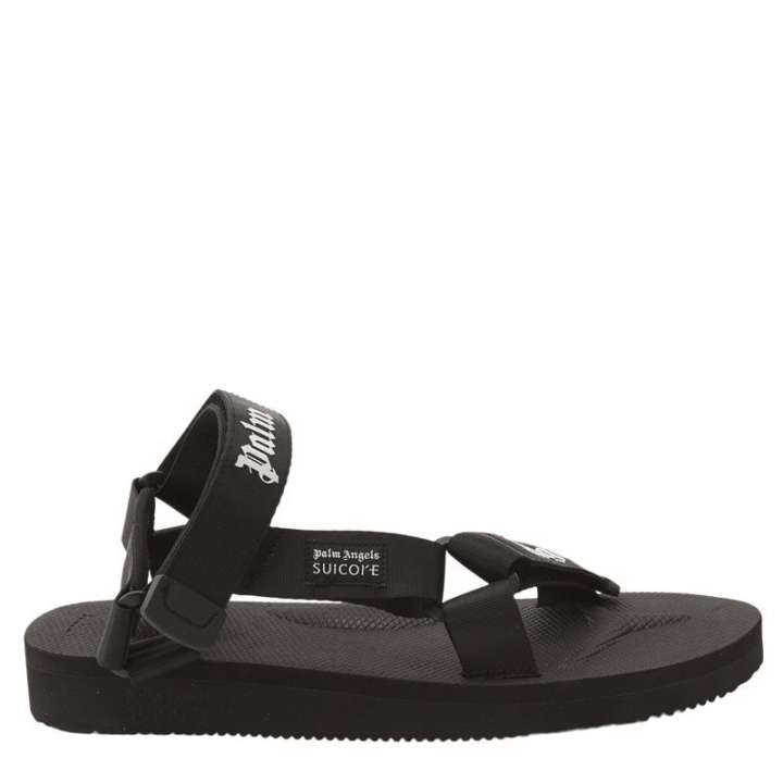 Priser på PALM ANGELS Palm Angels x Soicoke Sandaler Black