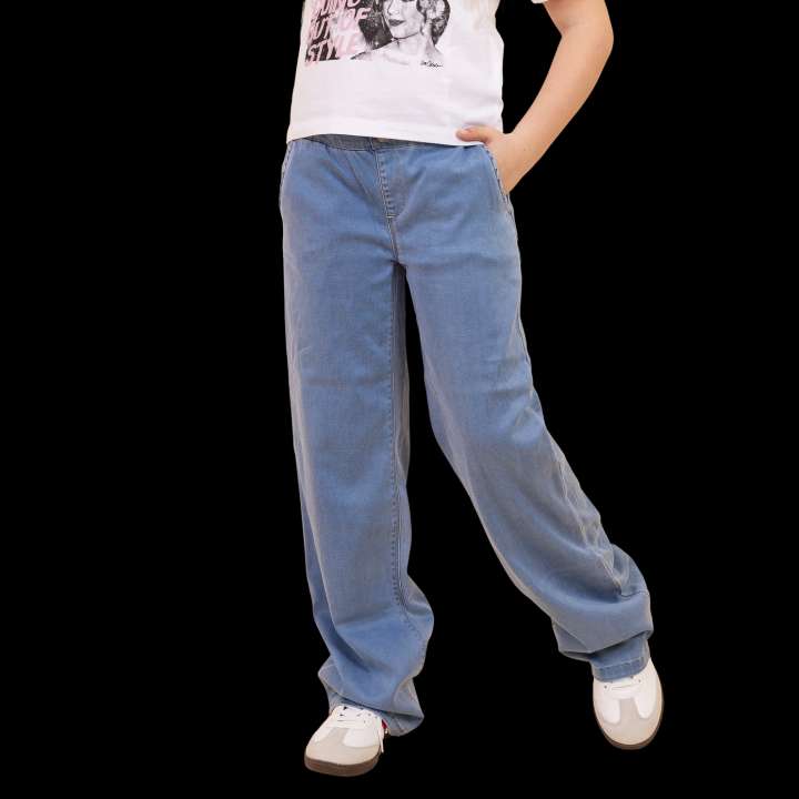 Priser på Guppy Salli Pige Jeans - Light Blue Denim - 134