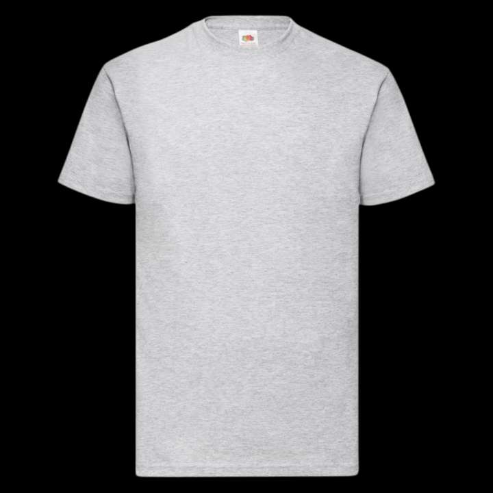 Priser på Fruit of the Loom Unisex T-shirt - Grå - L