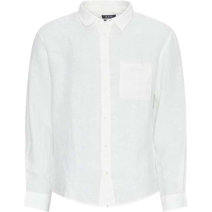 Priser på A.P.C Regular fit LIAEK-H12545 Skjorter Off White