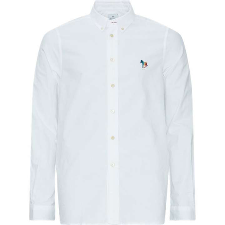 Priser på PS by Paul Smith Regular fit 599R N21846 Skjorter Hvid