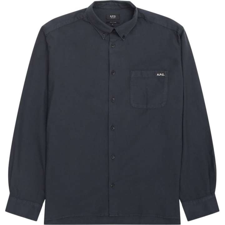 Priser på A.P.C Relaxed fit COHAH-H12599 Skjorter Grå