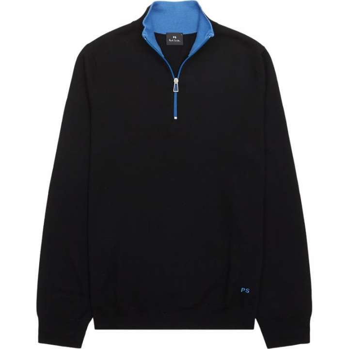 Priser på PS by Paul Smith Regular fit 203Y N21861 Strik Sort