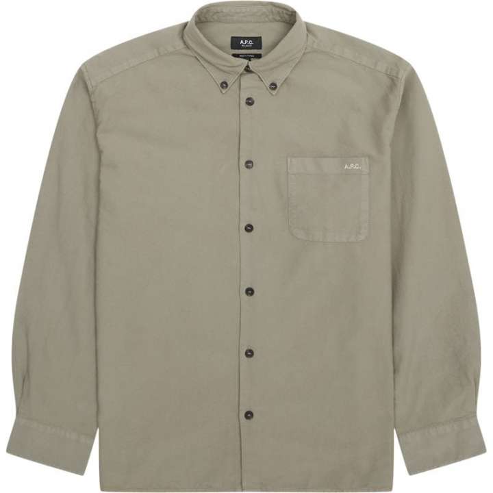 Priser på A.P.C Relaxed fit COHAH H12599 MATTEO Skjorter Grå