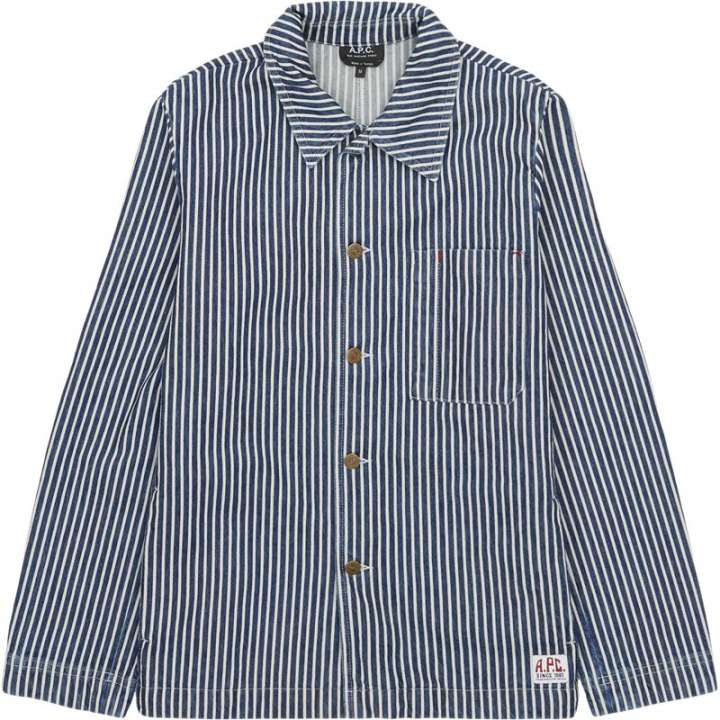 Priser på A.P.C Regular fit COHHG H32001 RAPHAEL Jakker Blå/hvid