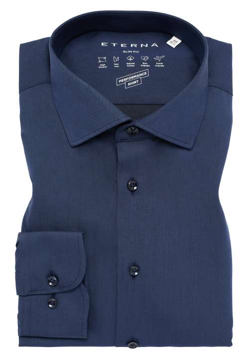 Priser på Eterna Slim Fit Skjorte 4194 F170 19 Performance Shirt-42/l