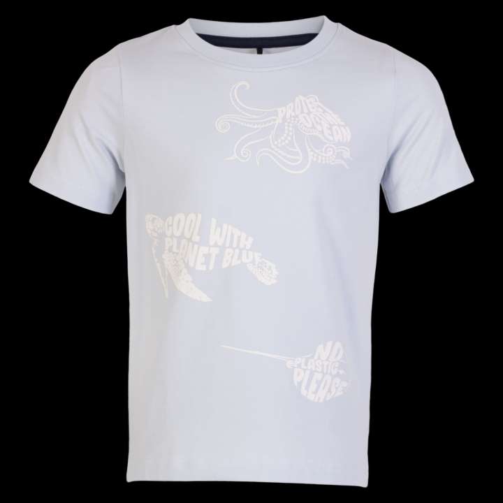 Priser på Me Too Drenge T-shirt - Grey Dawn - 110