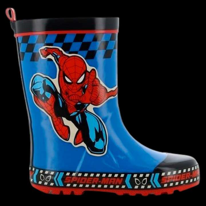 Priser på Marvel Spiderman Børne Gummistøvler - Kobolt/Sort - 31