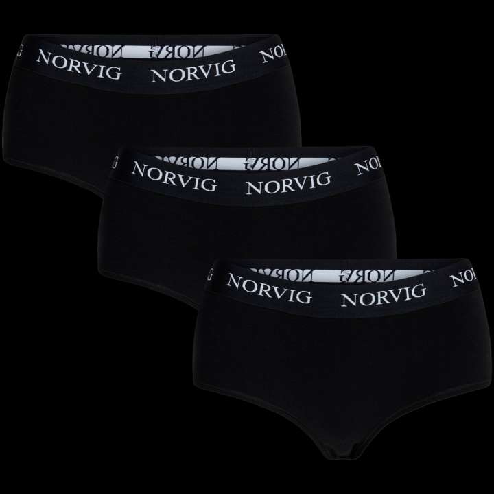 Priser på Norvig Dame Trusser - Black - S