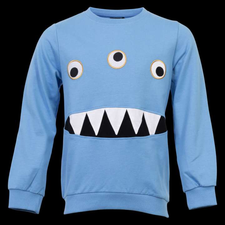 Priser på Me Too Drenge Sweatshirt - Azure Blue - 116
