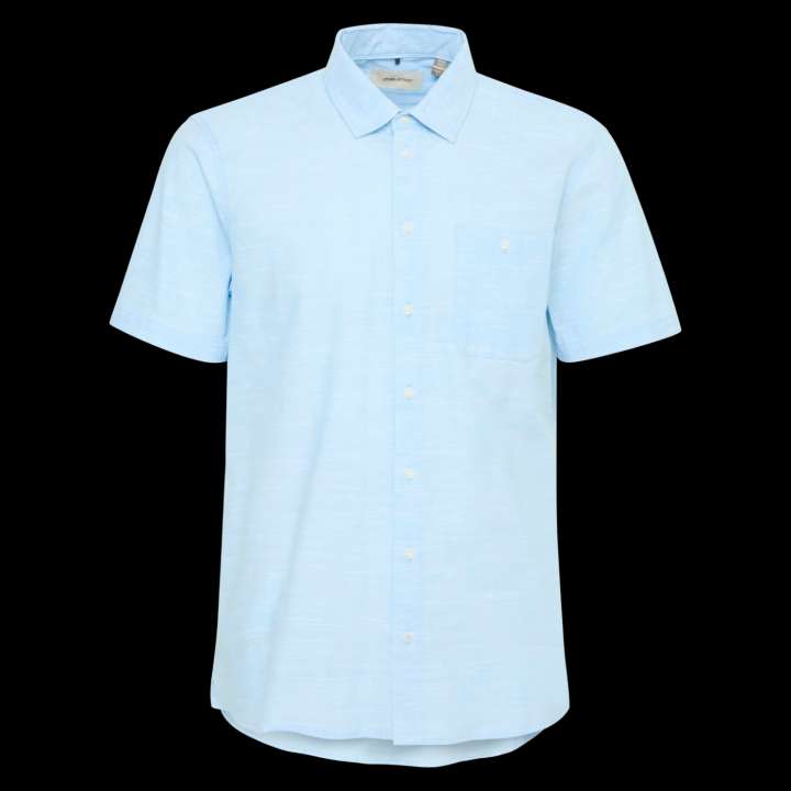 Priser på Blend Herre Kortærmet skjorte - Blue Bell - 4XL