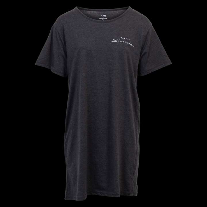 Priser på Crossbow Dame Natkjole - Antracite Melange - 2XL
