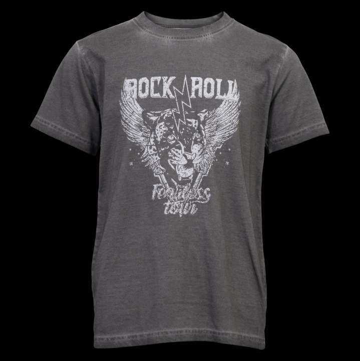 Priser på Børne T-shirt - Black - 140/146