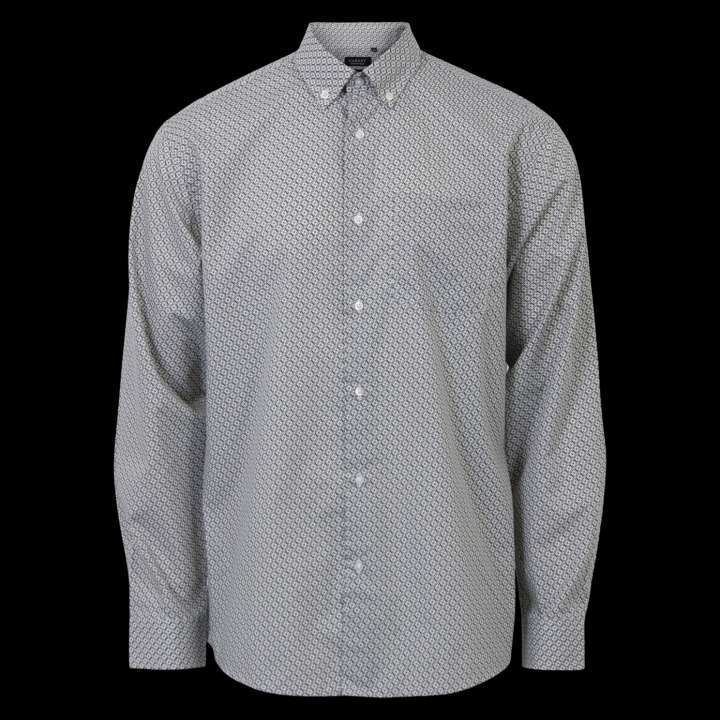 Priser på Carnét Ash Herre Skjorte - Grey AOP - 2XL