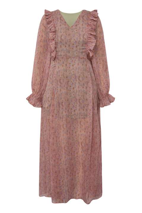Priser på A-View - Kjole - Flounce Dress - Old Rose