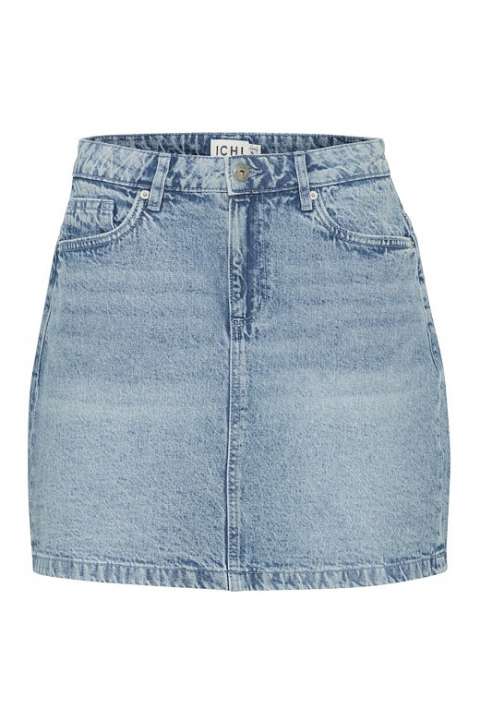 Priser på Ichi - Nederdel - IH Aveny Sk - Washed Light Blue