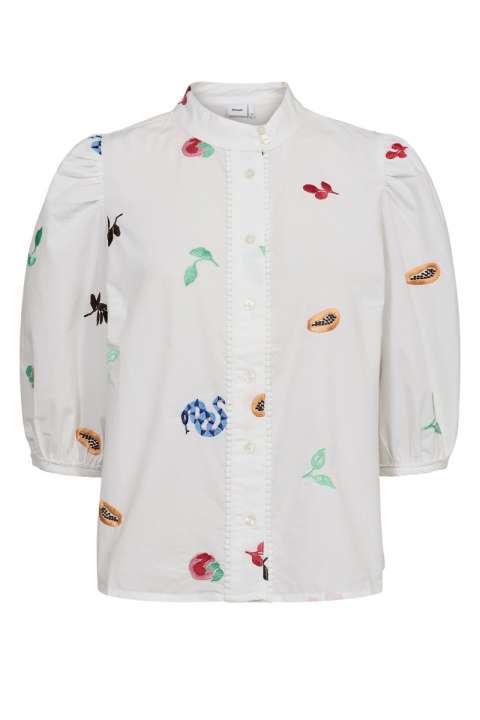 Priser på Nümph - Skjorte - Valentine Shirt - Bright White
