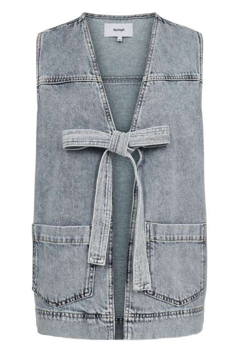 Priser på Nümph - Vest - Brooklyn Vest - Light Blue Bleach