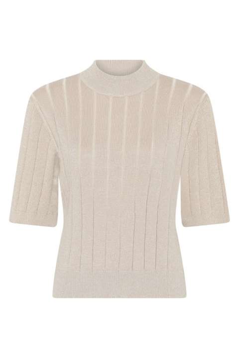 Priser på Bruuns Bazaar - Strik - Women AnemonesBBGlady Knit - Sand With Lurex