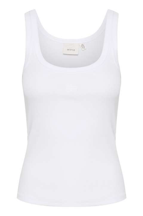 Priser på Gestuz - Top - GZdrew Logo Top 2.0 - Bright White