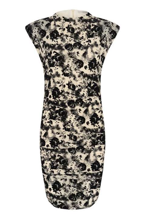 Priser på Gestuz - Kjole - GZ Flora Dress - Butter Yellow/Black