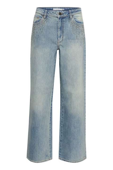 Priser på Gestuz - Jeans - GZzumalin HW Jeans - Mid Blue Washed