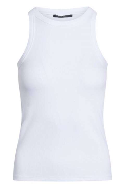 Priser på Bruuns Bazaar - Top - Katy Rib Tank Top - White