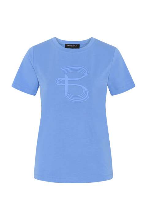Priser på Bruuns Bazaar - T-shirt - AlnusBBRuba tee - Cornflower blue