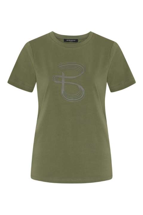 Priser på Bruuns Bazaar - T-shirt - AlnusBBRuba tee - Deep Olive