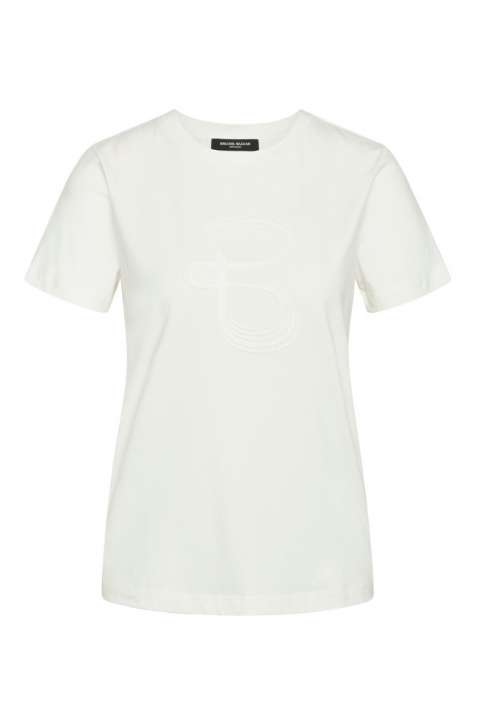 Priser på Bruuns Bazaar - T-shirt - AlnusBBRuba tee - White