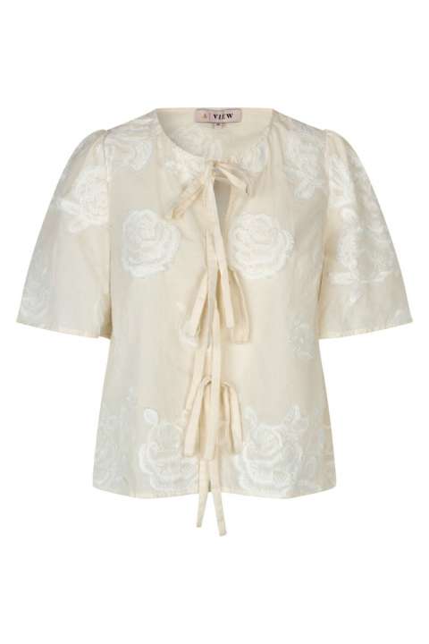 Priser på A-View - Bluse - Rosamarie Cardigan - Light sand