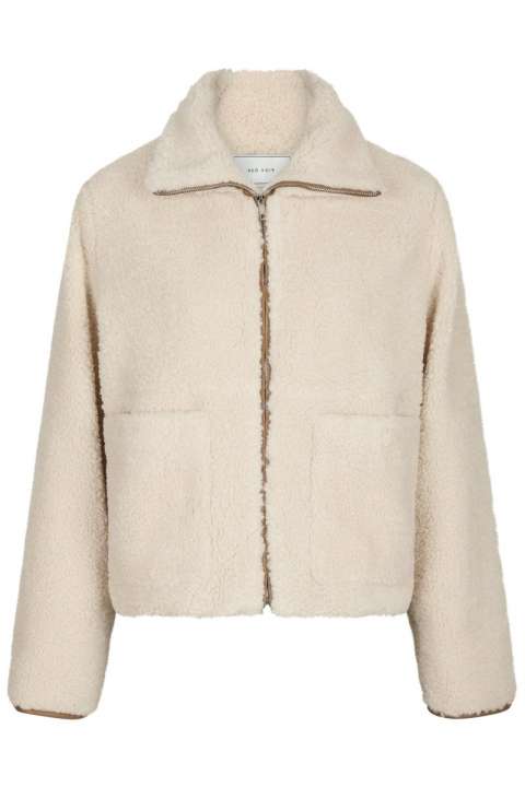Priser på Neo Noir - Jakke - Effa Teddy Jacket - Ivory