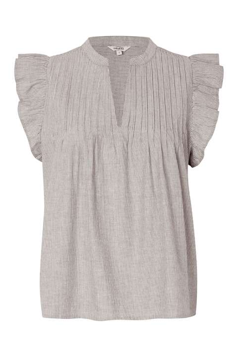 Priser på MbyM - Bluse - Gemala-M - Cinder White Stripe