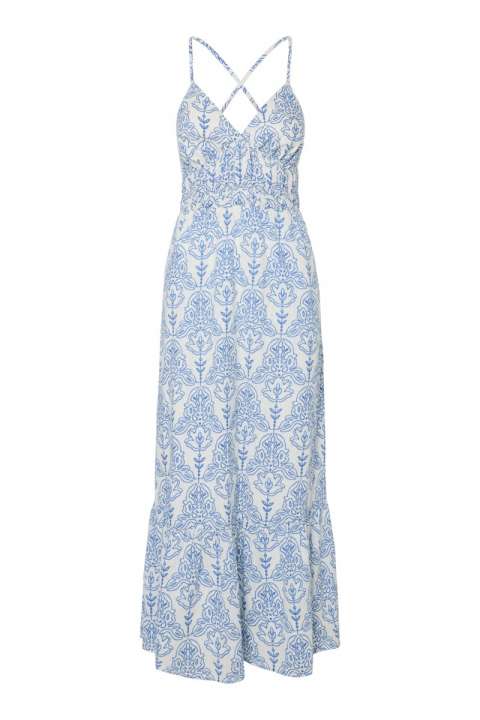 Priser på Y.A.S - Kjole - Cinni Sl Ankle Dress S. - Star White