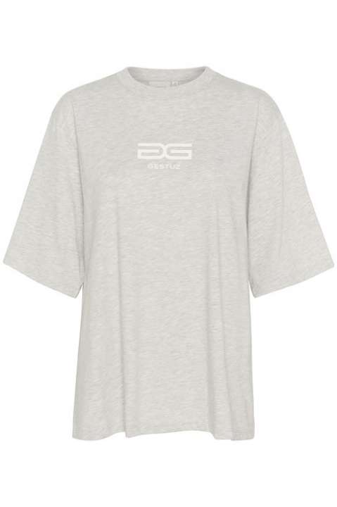 Priser på Gestuz - T-shirt - LuelleGZ Tee - Light Grey Mélange