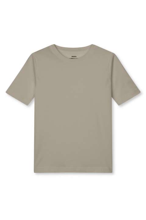 Priser på Mads Nørgaard - T-shirt - Cotton Jersey Jess Tee Fav - Wood Ash