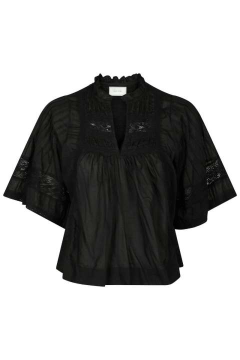 Priser på Neo Noir - Bluse - Siama S Voile Blouse - Black