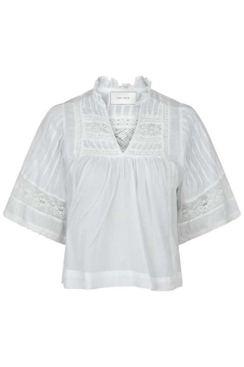Priser på Neo Noir - Bluse - Siama S Voile Blouse - White